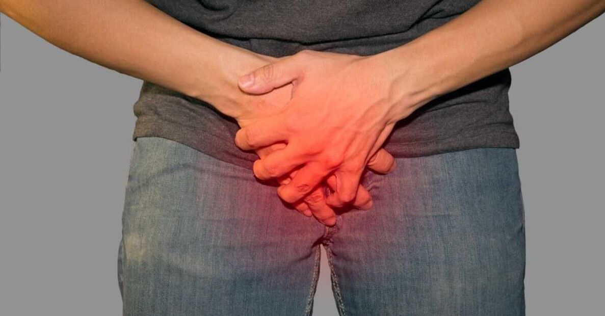 Pain pain during pathological discharge