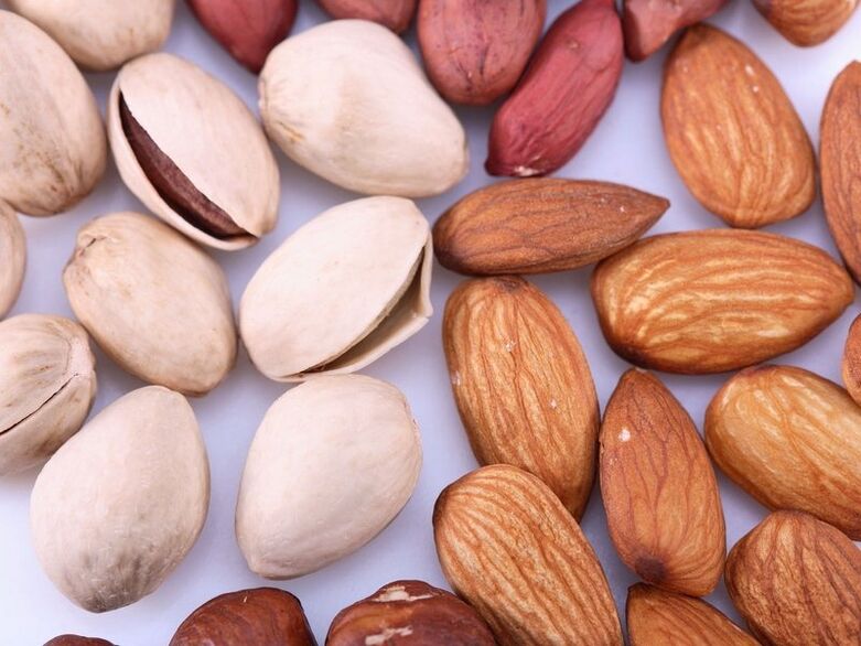 Pistachios and Almonds for Power